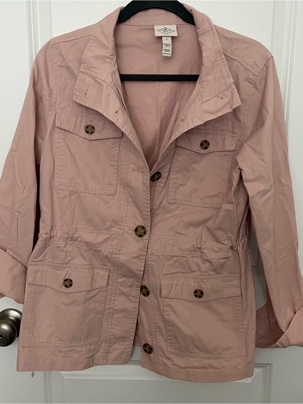 St. John's Bay Soft Blush Utility Jacket